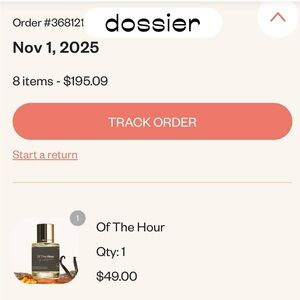 Dossier Of The Hour Fragrance